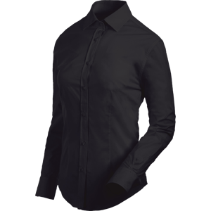 Chemise premium femme noire Würth MODYF Noir M