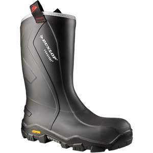 Bottes de securite S5 SRC CI HRO CR Purofort + Reliance Dunlop anthracites Gris fonce