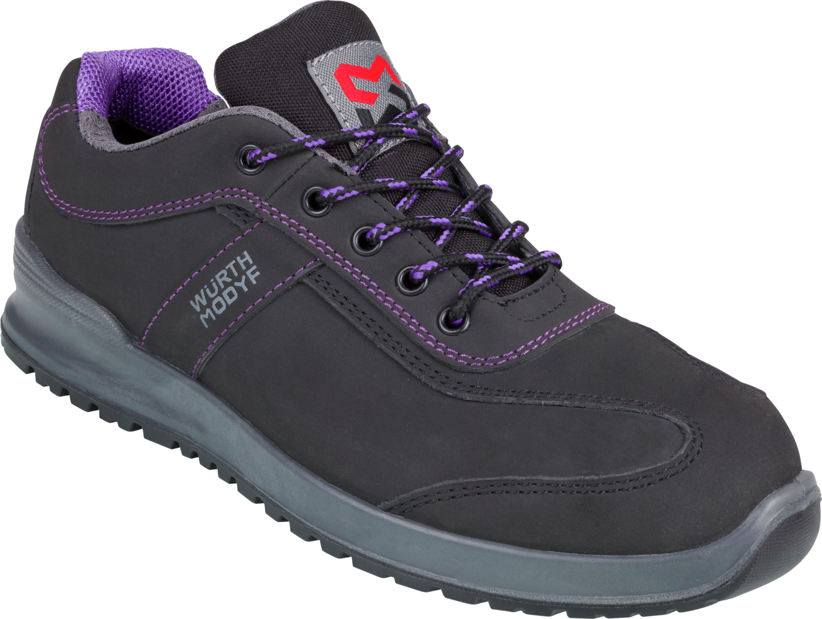 Chaussures de sécurité femme Carina S3 Würth MODYF noires/violettes Noir 35