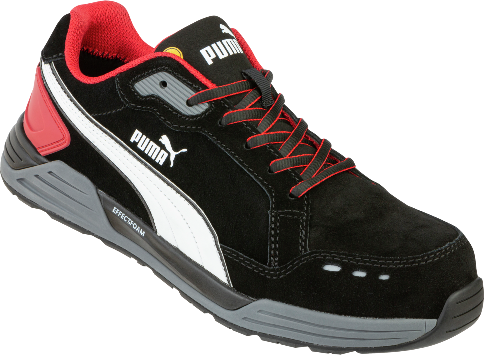 PUMA SAFETY SHOES Baskets de sécurité S3 ESD HRO SRC Puma Airtwist noires et rouges Noir 40