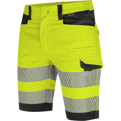 Bermuda de travail haute-visibilité fluo jaune/anthracite Würth MODYF Jaune 36 - Publicité Bermuda de travail haute-visibilité fluo jaune/anthracite Würth MODYF Jaune 36 - Publicité
