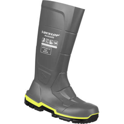 Bottes de sécurité DUNLOP METGUARD S5 FO SR M AN Gris Gris foncé 47 - Publicité Bottes de sécurité DUNLOP METGUARD S5 FO SR M AN Gris Gris foncé 47 - Publicité