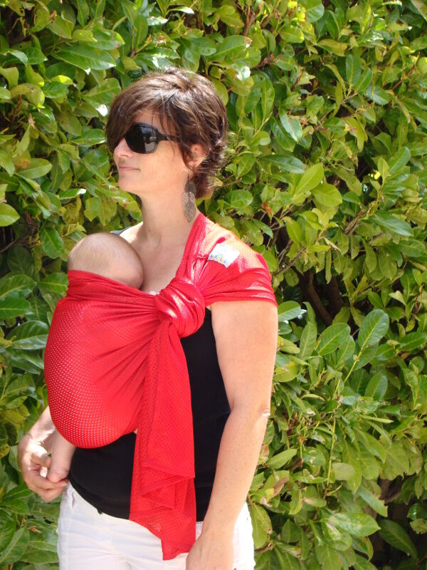 Sukkiri Porte-bébé Sling Sukkiri Rouge Sukkiri Porte-bébé Sling Sukkiri Rouge