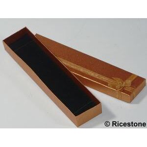 Ricestone 2c) 10x Boite cadeau large a bracelet ou montre, 23.5x5cm.