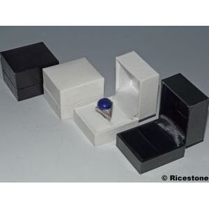 Ricestone 4j) 12x Coffrets luxe cadeau bague.