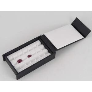 Ricestone 2b) Coffret a 21x encoches - 6x11 cm pour pierres taillees.