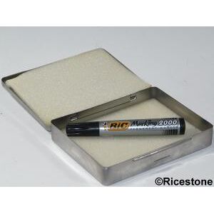 Ricestone 1e) Boite metal 11,8 x 15,4 x 2,7 cm