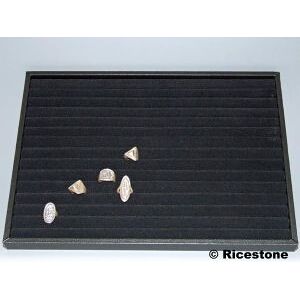 Ricestone 2a) Plateau 25x35 cm a rouleaux pour bagues.