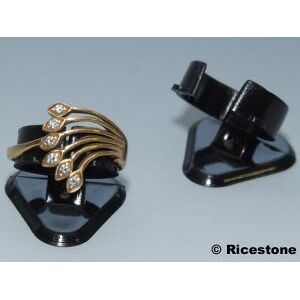 Ricestone 1b) 50x presentoirs synthetique pour bague.