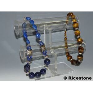 Ricestone 8) Support bracelet, Jonc a deux etages. ECONOMIQUE