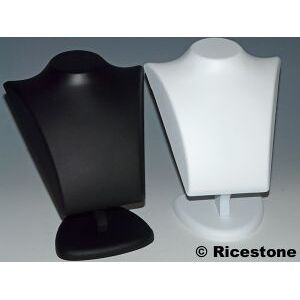 Ricestone 4c) Présentoir de collier, Buste thermoformé H=20 cm