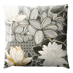 Stores-et-Rideaux.com Coussin Fleurs - Lotus