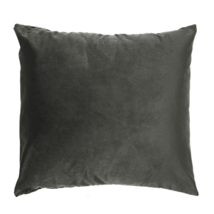 Stores-et-Rideaux.com Coussin Velours Gris souris