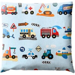 Stores-et-Rideaux.com Coussin Enfant Klaxon Bleu