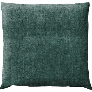 Stores-et-Rideaux.com Coussin Velours Chiné Bleu canard