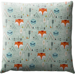 Stores-et-Rideaux.com Coussin Enfants - Renard Vert