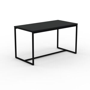 MYCS Table basse - Noir, design, bout de canapé sophistiqué - 81 x 46 x 42 cm, personnalisable - Publicité