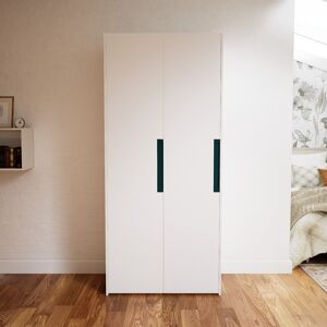 MYCS Dressing - Blanc, design, armoire penderie pour chambre ou entrée, à portes battantes - 104 x 232 x 62 cm, modulable - Publicité