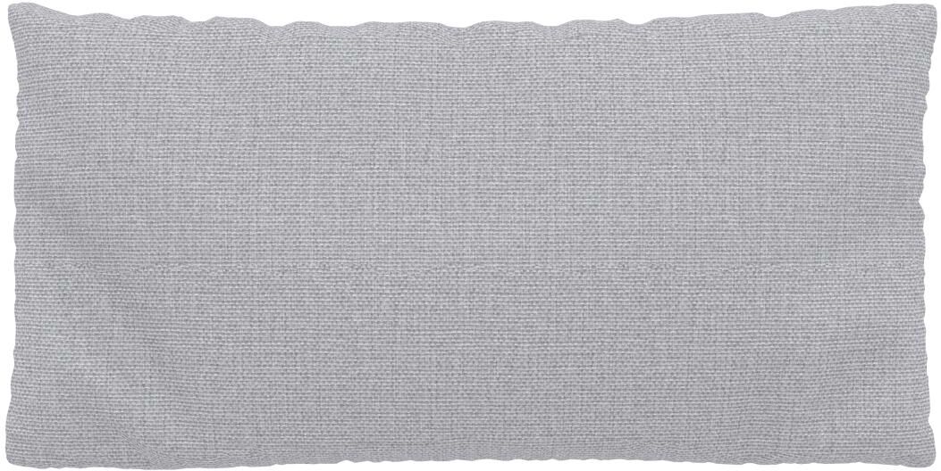 MYCS Coussin Gris Clair - 40x80 cm - Housse en Tissu Fin. Coussin de canapé moelleux