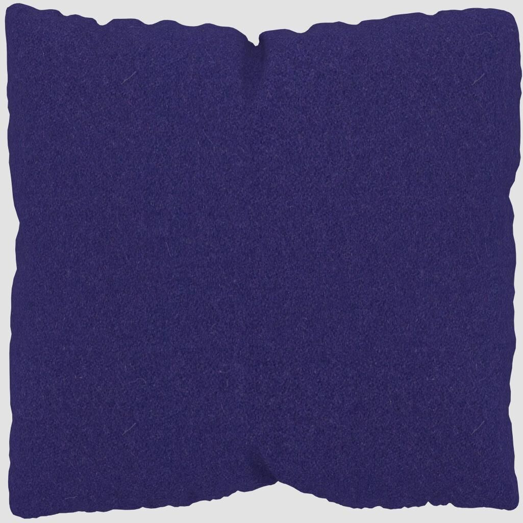 MYCS Coussin Bleu Encre - 40x40 cm - Housse en Laine. Coussin de canapé moelleux MYCS Coussin Bleu Encre - 40x40 cm - Housse en Laine. Coussin de canapé moelleux