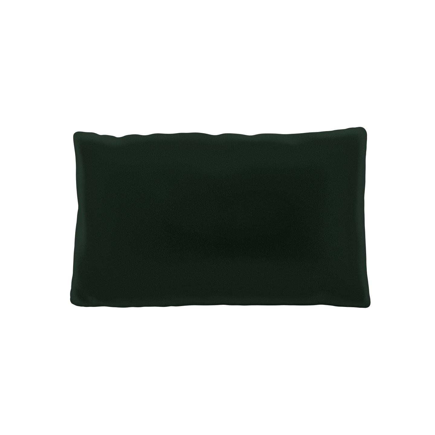 MYCS Coussin Vert Sapin - 30x50 cm - Housse en Velours. Coussin de canapé moelleux