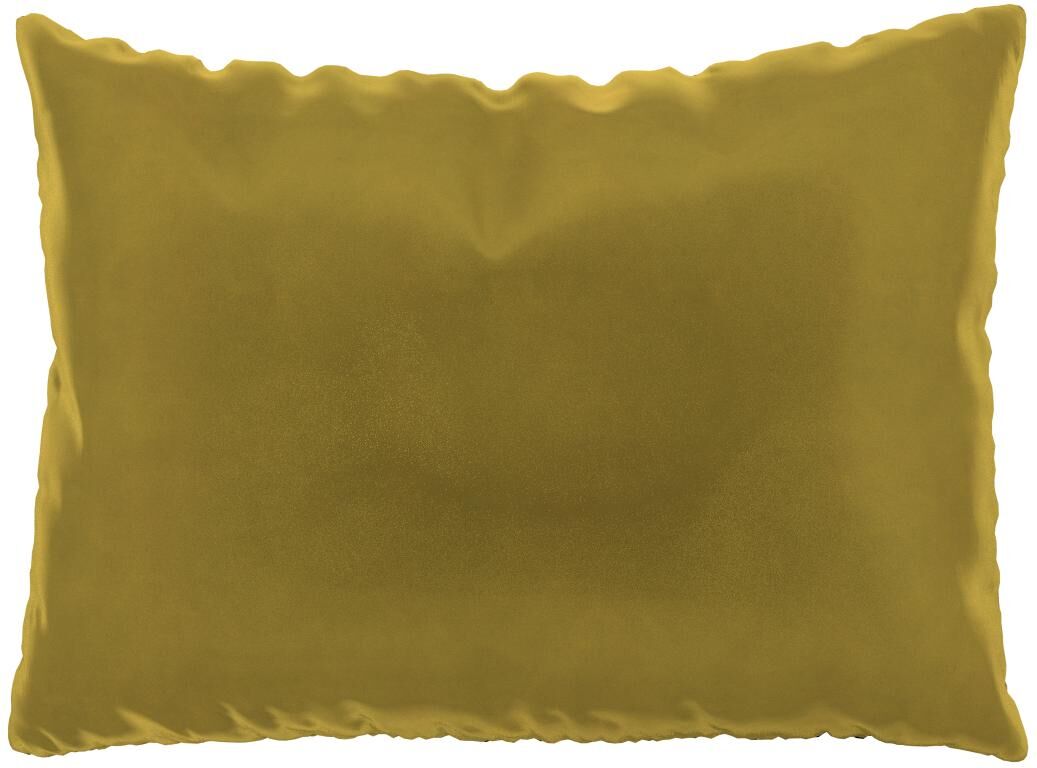 MYCS Coussin Jaune Colza - 48x65 cm - Housse en Velours. Coussin de canapé moelleux