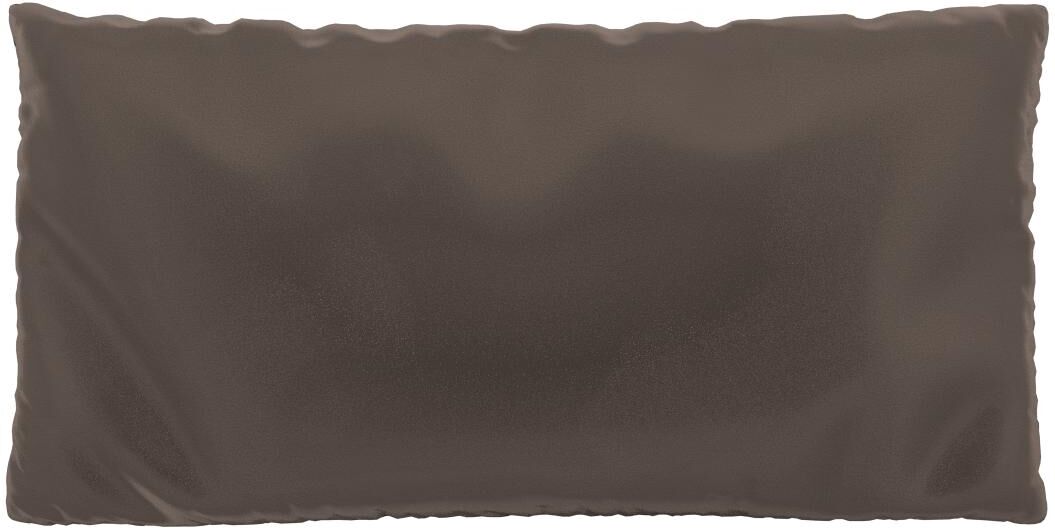 MYCS Coussin Taupe Gris - 40x80 cm - Housse en Velours. Coussin de canapé moelleux