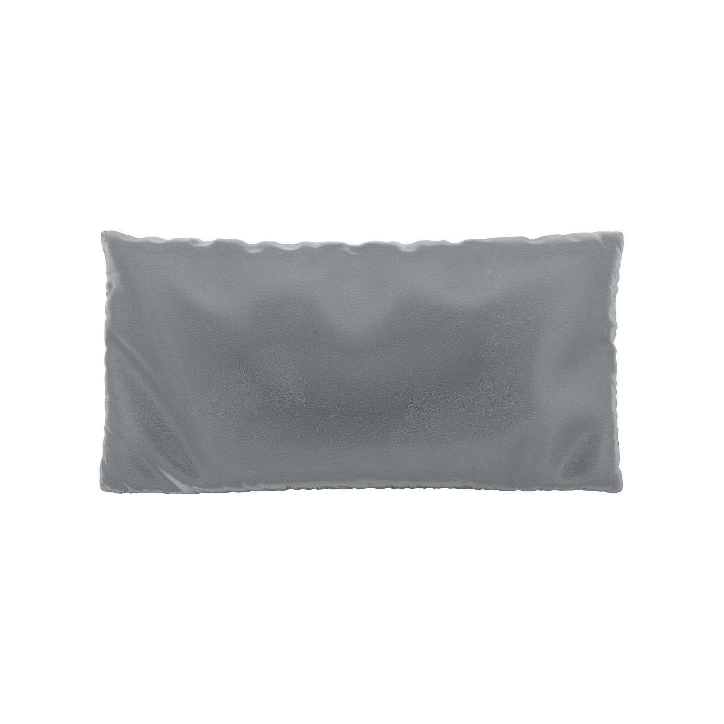 MYCS Coussin Grège - 40x80 cm - Housse en Velours. Coussin de canapé moelleux