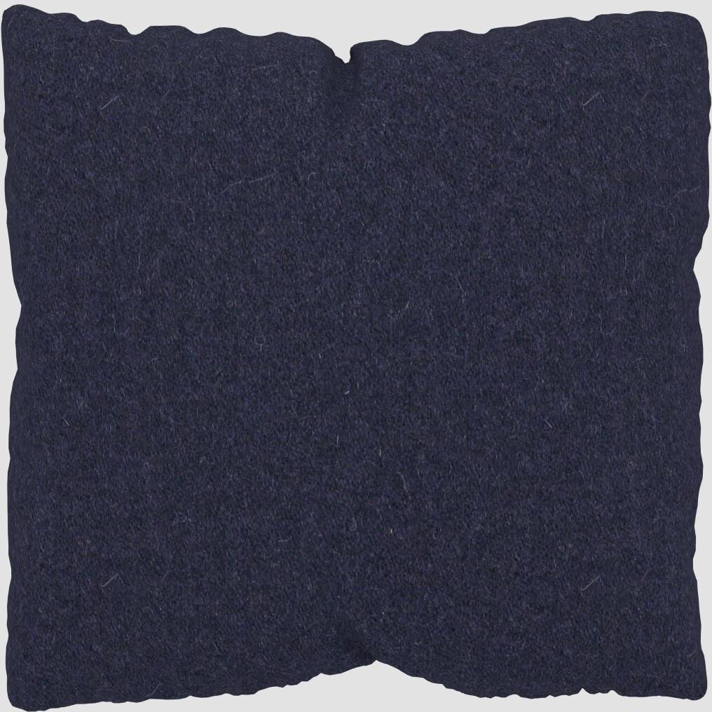 MYCS Coussin Bleu Nuit - 40x40 cm - Housse en Laine. Coussin de canapé moelleux MYCS Coussin Bleu Nuit - 40x40 cm - Housse en Laine. Coussin de canapé moelleux