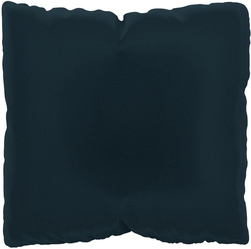 MYCS Coussin Bleu Pétrole - 40x40 cm - Housse en Velours. Coussin de canapé moelleux