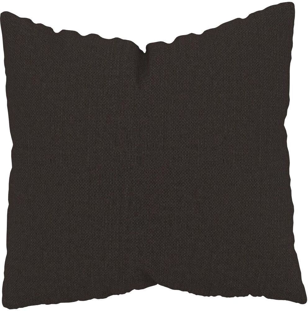 MYCS Coussin Brun Chocolat - 50x50 cm - Housse en Textile tissé. Coussin de canapé moelleux