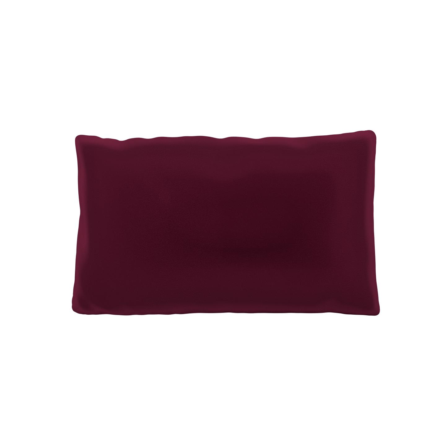 MYCS Coussin Rouge Mûre - 30x50 cm - Housse en Velours. Coussin de canapé moelleux