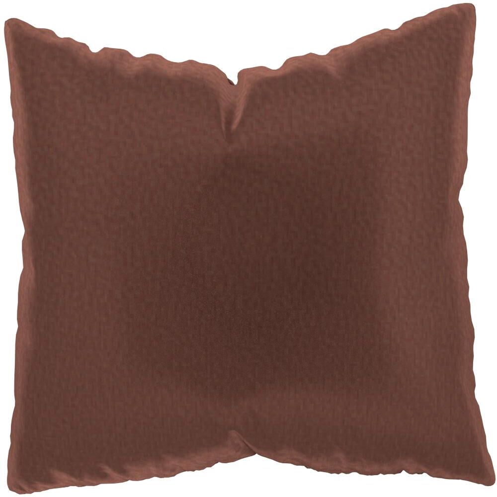 MYCS Coussin Vieux Rose - 50x50 cm - Housse en Velours. Coussin de canapé moelleux