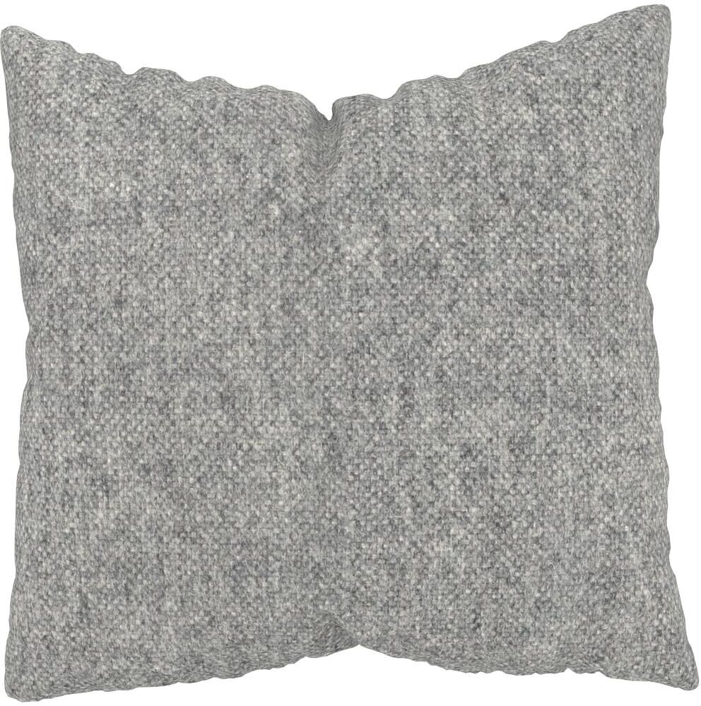 MYCS Coussin Gris Gravier - 50x50 cm - Housse en Laine chinée. Coussin de canapé moelleux