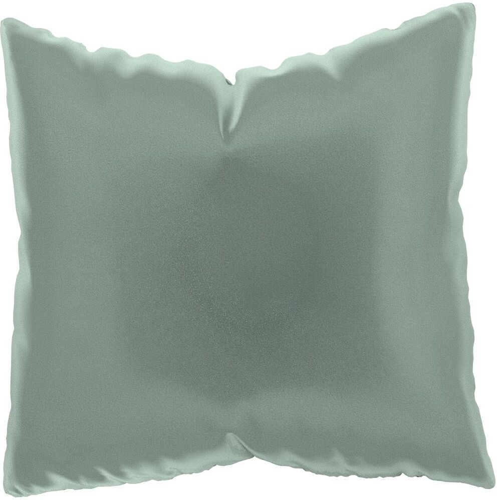 MYCS Coussin Bleu Glacier - 50x50 cm - Housse en Velours. Coussin de canapé moelleux