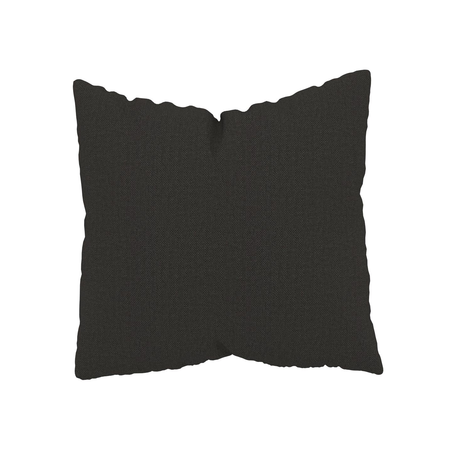 MYCS Coussin Anthracite - 50x50 cm - Housse en Textile tissé. Coussin de canapé moelleux
