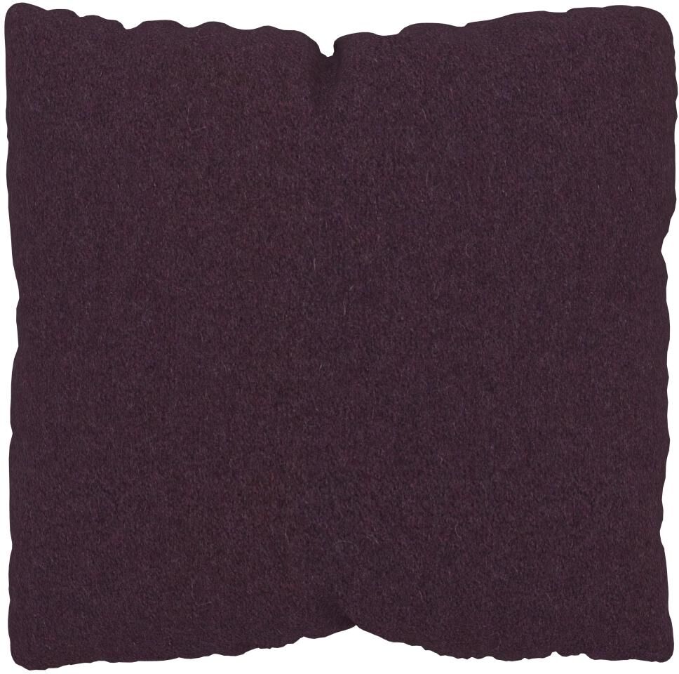 MYCS Coussin Aubergine - 40x40 cm - Housse en Laine. Coussin de canapé moelleux MYCS Coussin Aubergine - 40x40 cm - Housse en Laine. Coussin de canapé moelleux