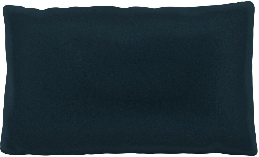 MYCS Coussin Bleu Pétrole - 30x50 cm - Housse en Velours. Coussin de canapé moelleux