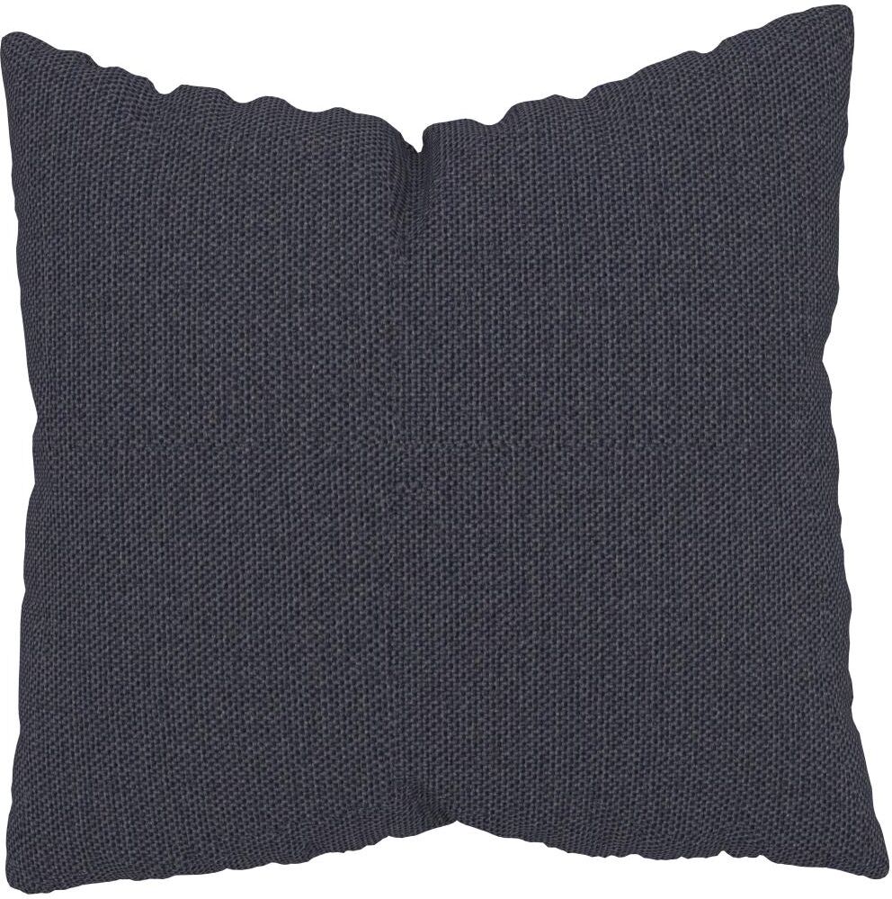 MYCS Coussin Bleu Denim - 50x50 cm - Housse en Tissu Fin. Coussin de canapé moelleux