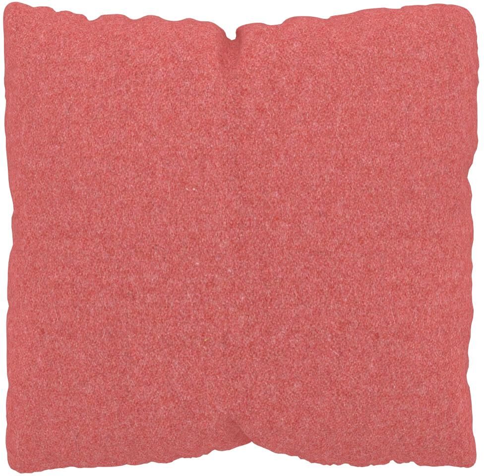 MYCS Coussin Rouge Corail - 40x40 cm - Housse en Laine. Coussin de canapé moelleux MYCS Coussin Rouge Corail - 40x40 cm - Housse en Laine. Coussin de canapé moelleux