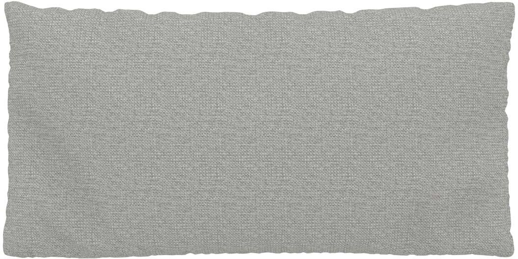 MYCS Coussin Gris Clair - 40x80 cm - Housse en Tissu grossier. Coussin de canapé moelleux