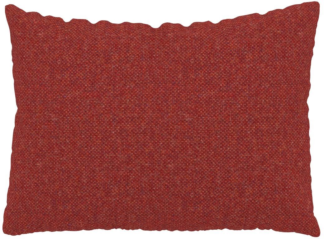 MYCS Coussin Orange Sanguine - 48x65 cm - Housse en Laine chinée. Coussin de canapé moelleux