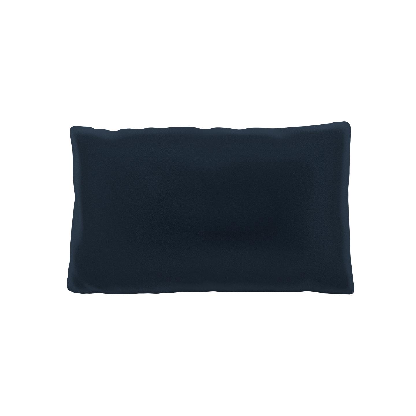 MYCS Coussin Bleu Nuit - 30x50 cm - Housse en Velours. Coussin de canapé moelleux