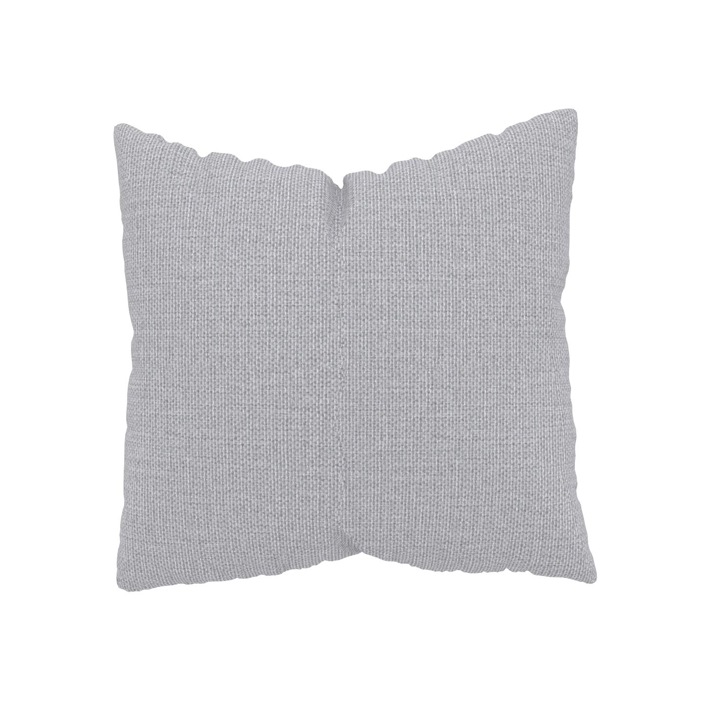 MYCS Coussin Gris Clair - 50x50 cm - Housse en Tissu Fin. Coussin de canapé moelleux