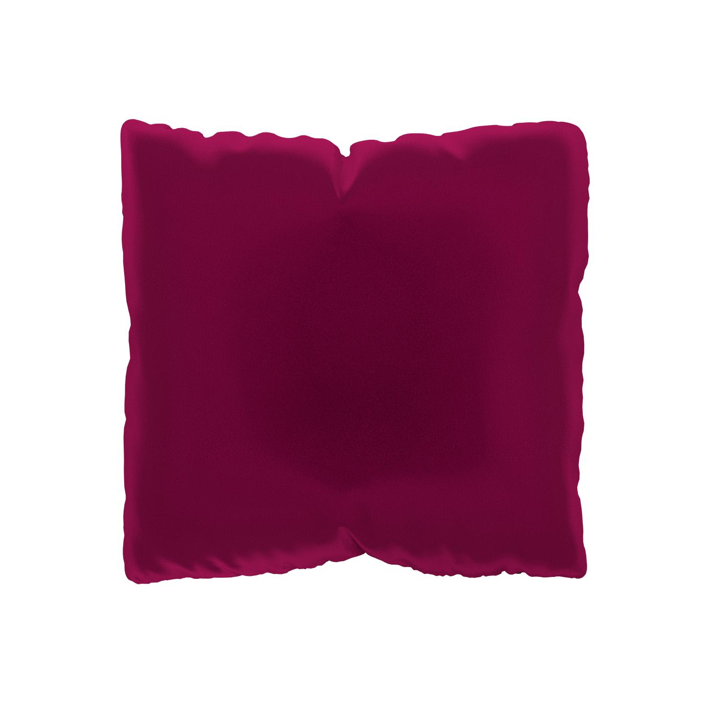 MYCS Coussin Rose Magenta - 40x40 cm - Housse en Velours. Coussin de canapé moelleux