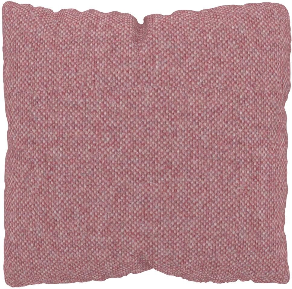 MYCS Coussin Rose Bonbon - 40x40 cm - Housse en Laine chinée. Coussin de canapé moelleux