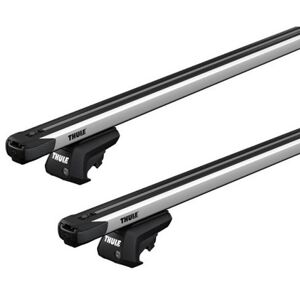 Ssang Yong Barres de toit SsangYong Rexton I phase 1 (04/02-05/06) Thule SlideBar Alu