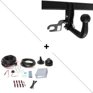 Attelage Volkswagen Touran y compris R-Line (10/15-) Col de cygne + faisceau universel 7 broches + boitier électronique - Publicité Attelage Volkswagen Touran y compris R-Line (10/15-) Col de cygne + faisceau universel 7 broches + boitier électronique - Publicité