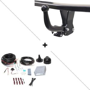 Attelage Audi A4 Berline y compris S-Line (01/01-10/04) Col de cygne + faisceau universel 7 broches + boitier électronique - Publicité Attelage Audi A4 Berline y compris S-Line (01/01-10/04) Col de cygne + faisceau universel 7 broches + boitier électronique - Publicité