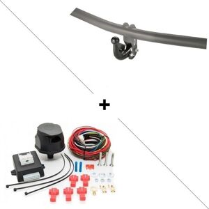 Attelage Volkswagen Caddy / Caddy Maxi (4x4 10/08-08/15) Col de cygne + faisceau universel 7 broches + boitier électronique - Publicité Attelage Volkswagen Caddy / Caddy Maxi (4x4 10/08-08/15) Col de cygne + faisceau universel 7 broches + boitier électronique - Publicité